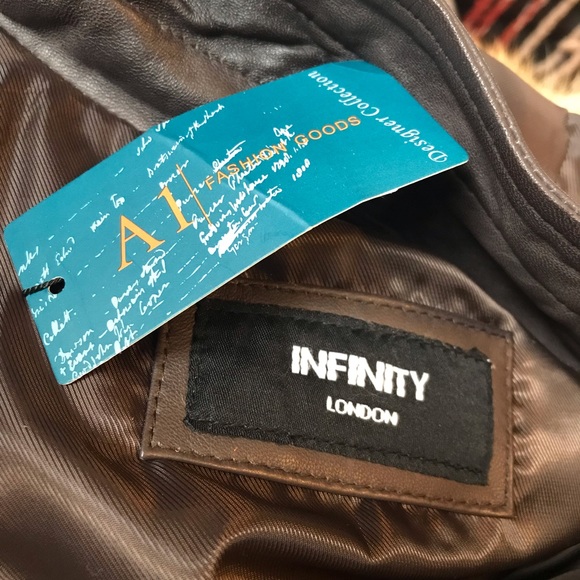 Women’s Large, Brown, Long, Leather Jacket - Picture 6 of 12